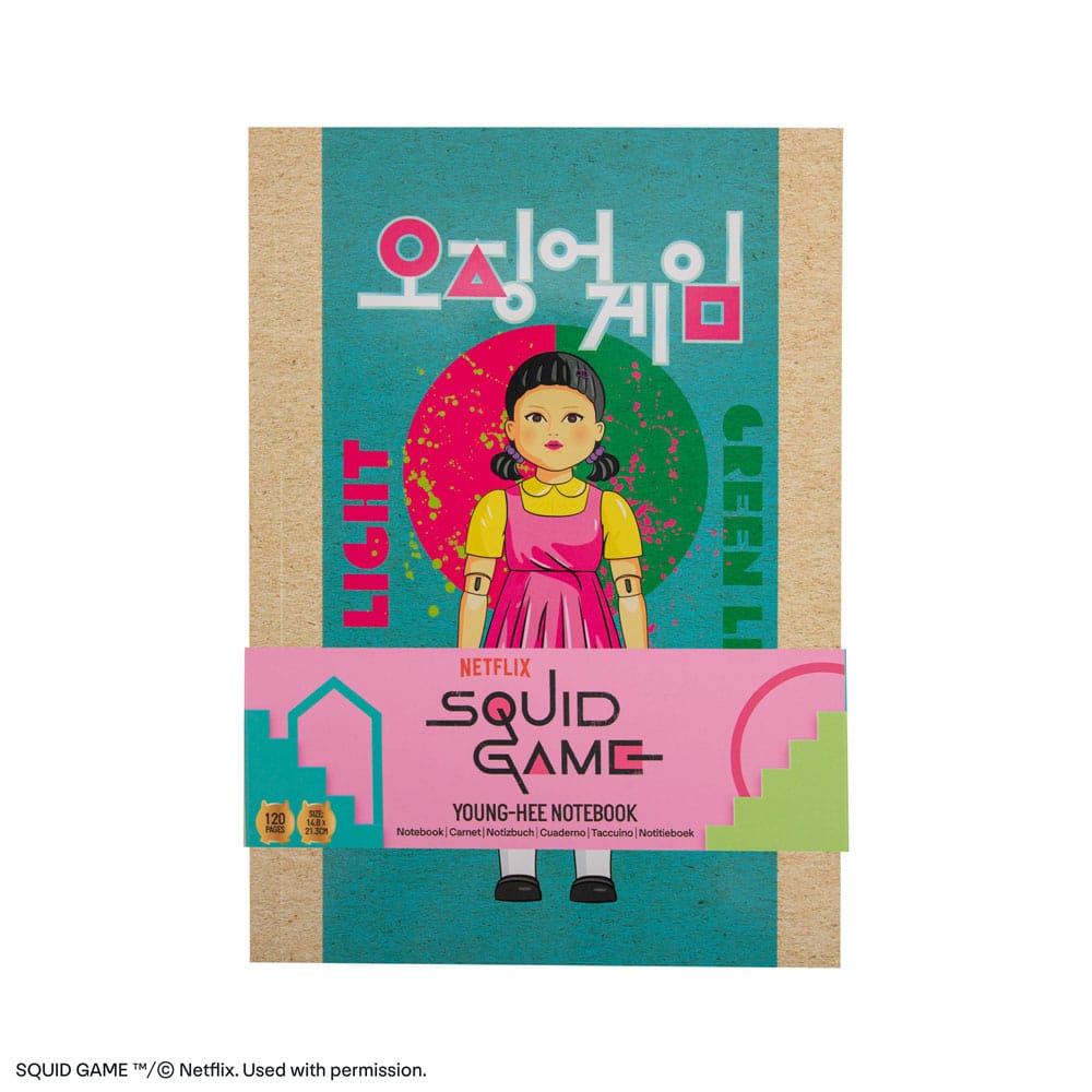 Squid Game Notizbuch Young-hee - Versand: 5-7 Tage nach Bestellung