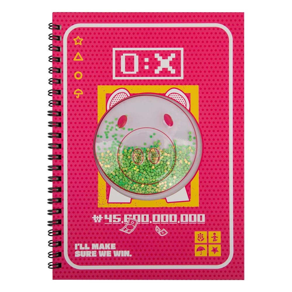 Squid Game Notizbuch Piggy Bank - Versand: 5-7 Tage nach Bestellung