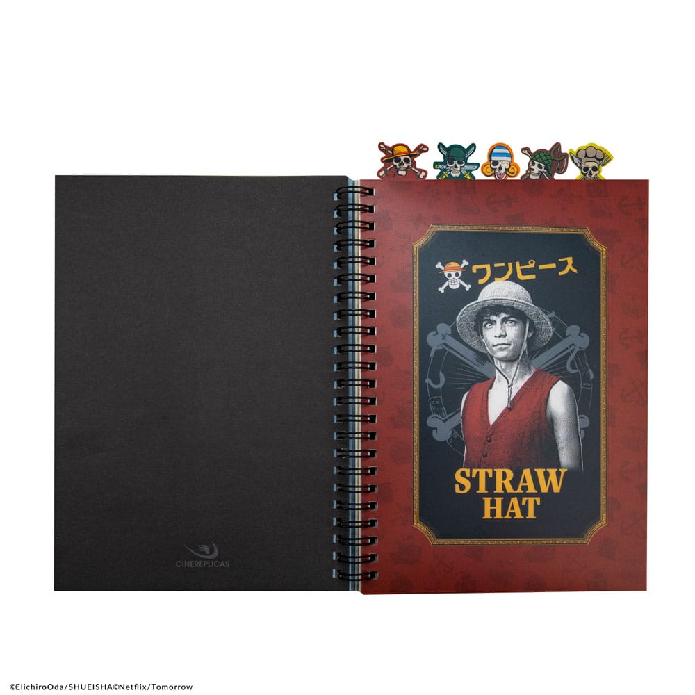 One Piece Notizbuch Straw Hat Pirates - Versand: 5-7 Tage nach Bestellung