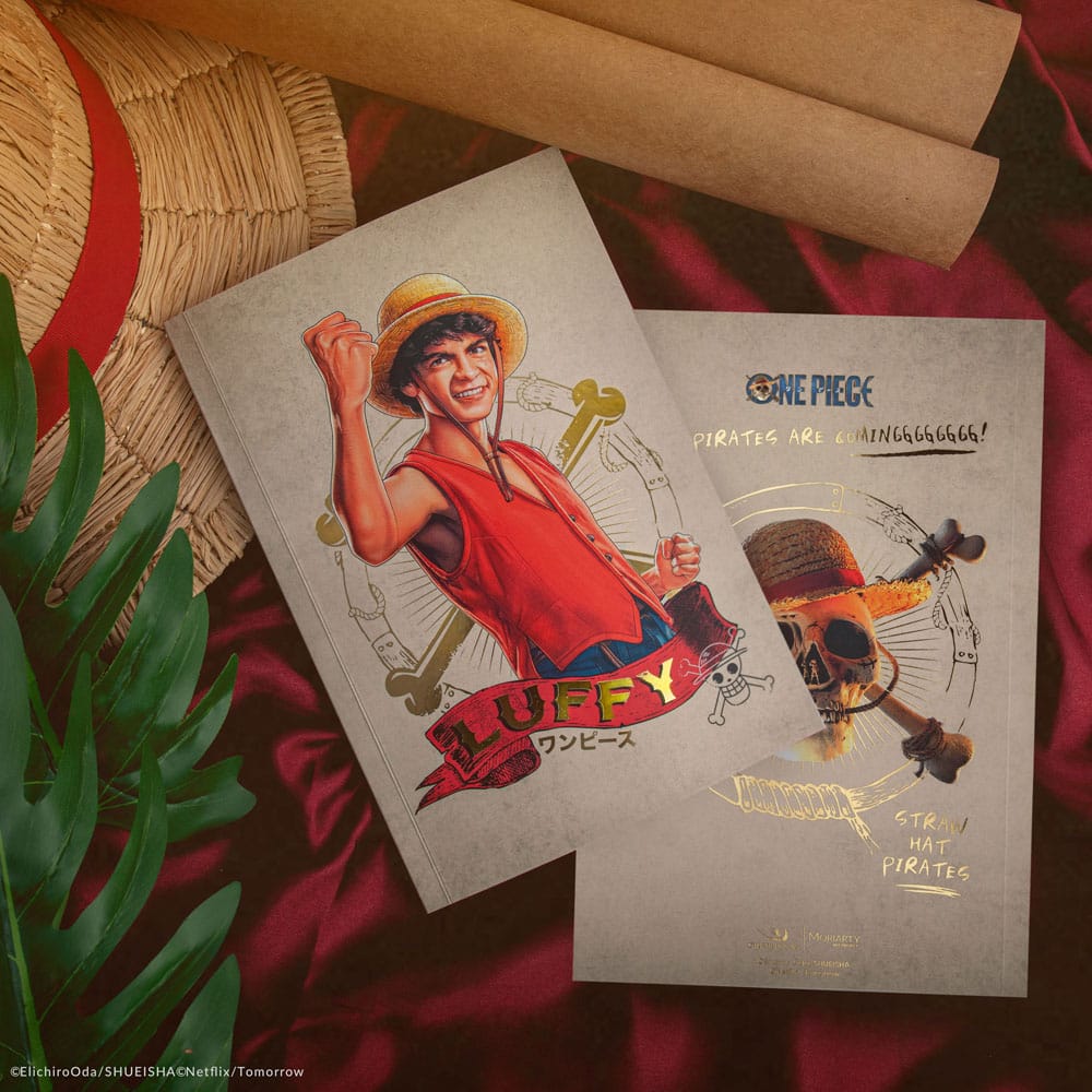 One Piece Notizbuch Luffy - Versand: 5-7 Tage nach Bestellung