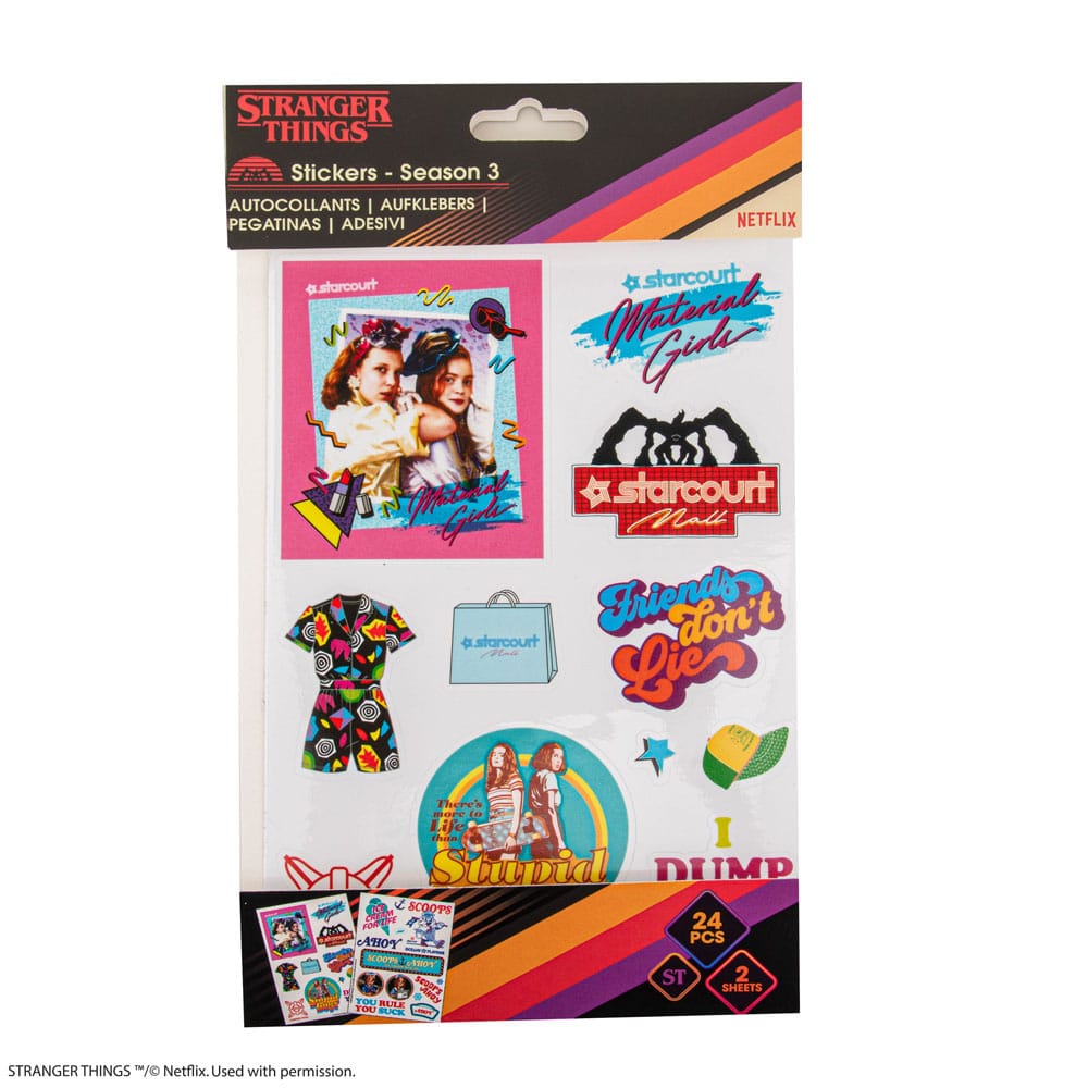 Stranger Things Sticker Pack Season 3 - Versand: 5-7 Tage nach Bestellung