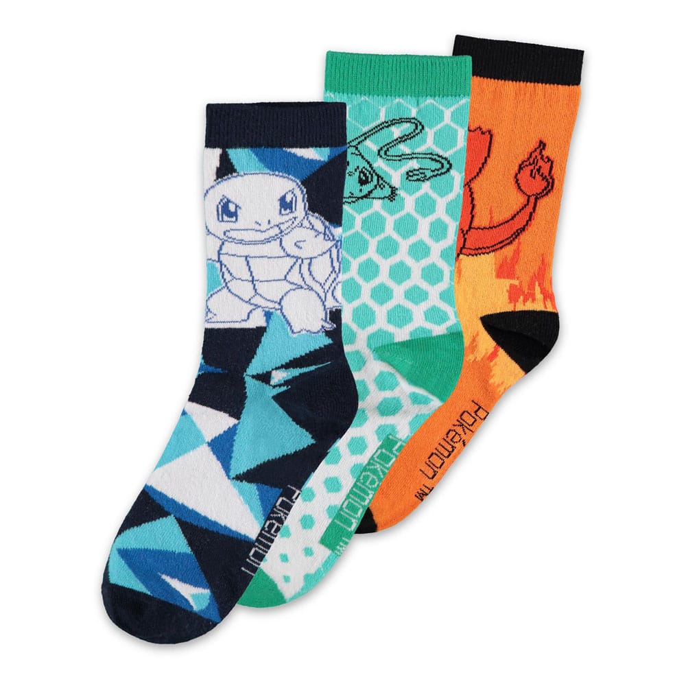 Pokemon Socken 3er-Pack Crew 39-42 - Preorder - ETA: 06.07.2025