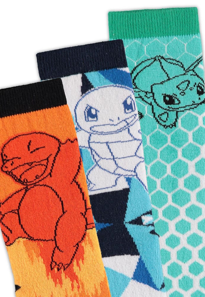 Pokemon Socken 3er-Pack Crew 39-42 - Preorder - ETA: 06.07.2025