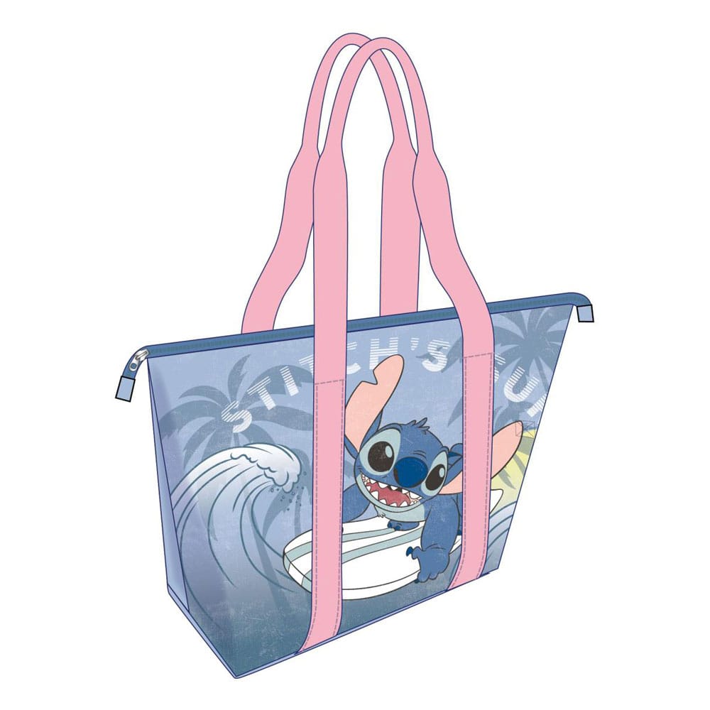 Lilo & Stitch Strand-Tasche Stitch´s Surfing - Versand: 5-7 Tage nach Bestellung