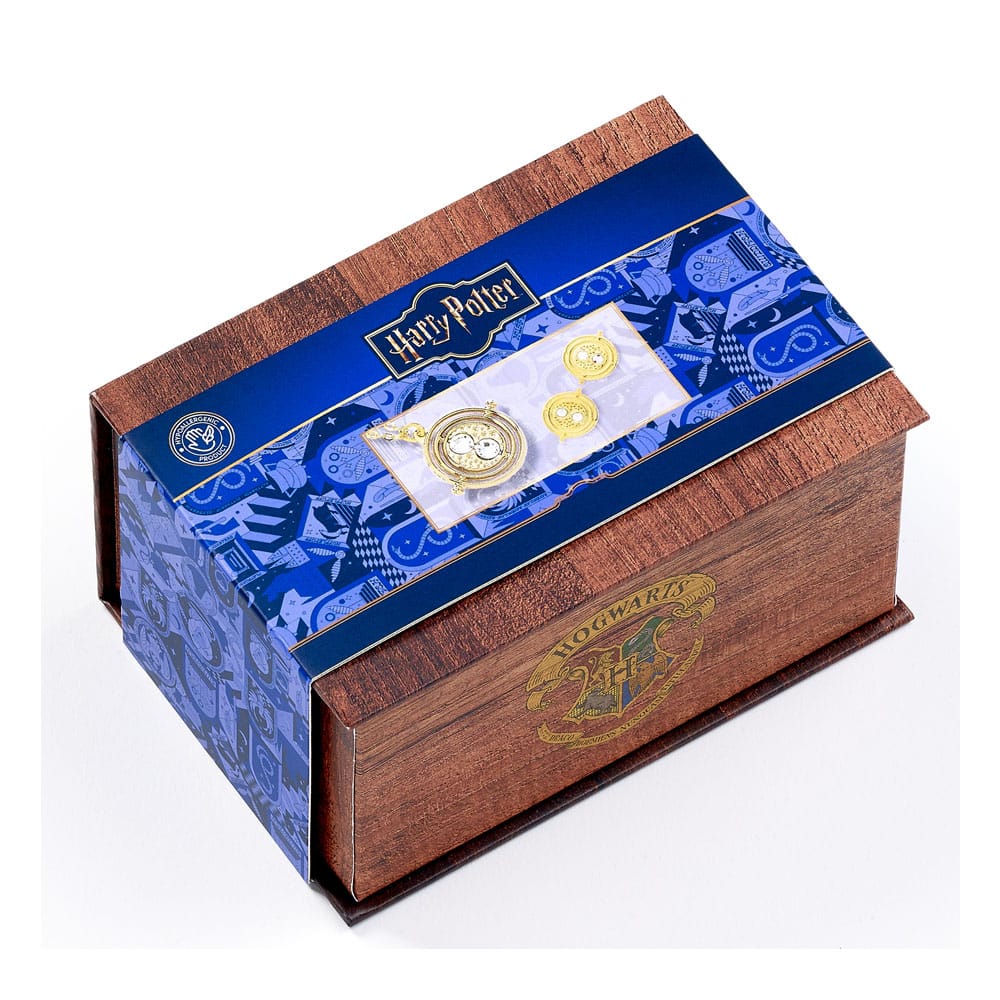 Harry Potter: Hermoine Potions Time Turner Halskette und Ohrringe Geschenkset (Goldfarben) - Versand: 5-7 Tage nach Bestellung