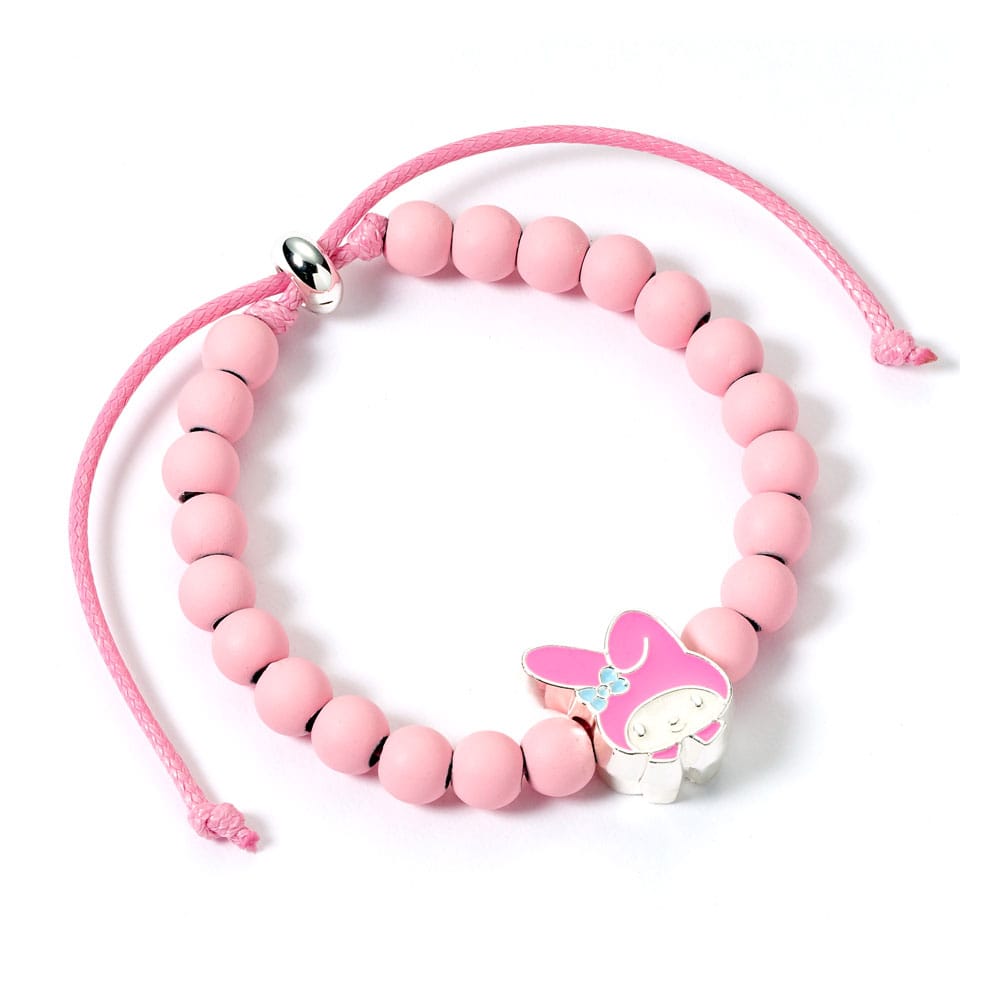 Hello Kitty Armband rosa Perlen mit My Melody Anhänger 21 cm - Preorder - ETA: 25.10.2025