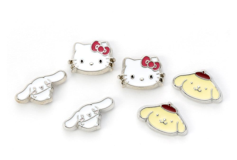 Sanrio Ohrstecker-Set Hello Kitty, Cinnamon Roll und Pompompurin - Preorder - ETA: 25.11.2026