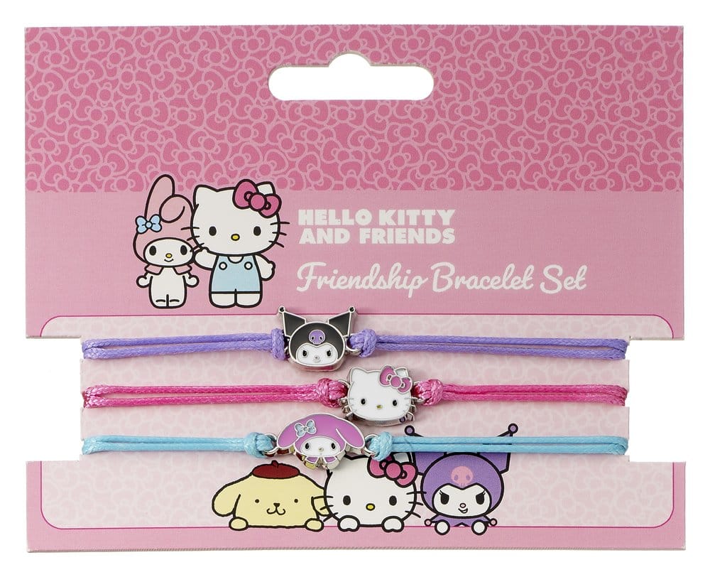 Sanrio Armbänder 3er-Pack Hello Kitty, Kuromi und My Melody - Preorder - ETA: 25.11.2026