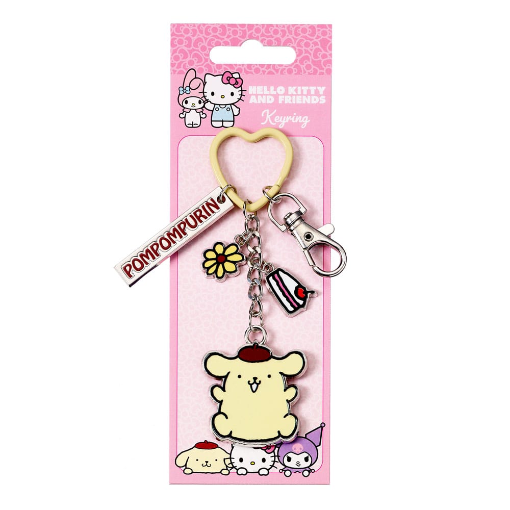 Hello Kitty Schlüsselanhänger mit Pompompurin Anhänger 15 cm - Preorder - ETA: 25.10.2025