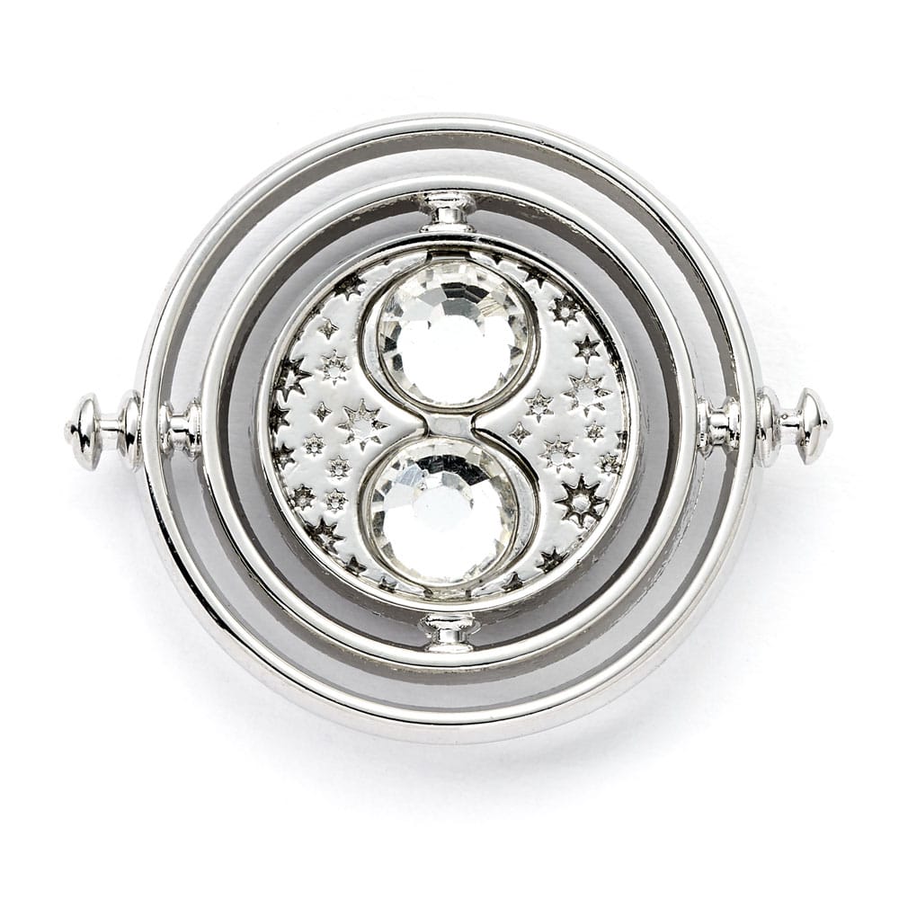 Harry Potter Ansteckpin Time Turner (Silberfarben) - Versand: 5-7 Tage nach Bestellung