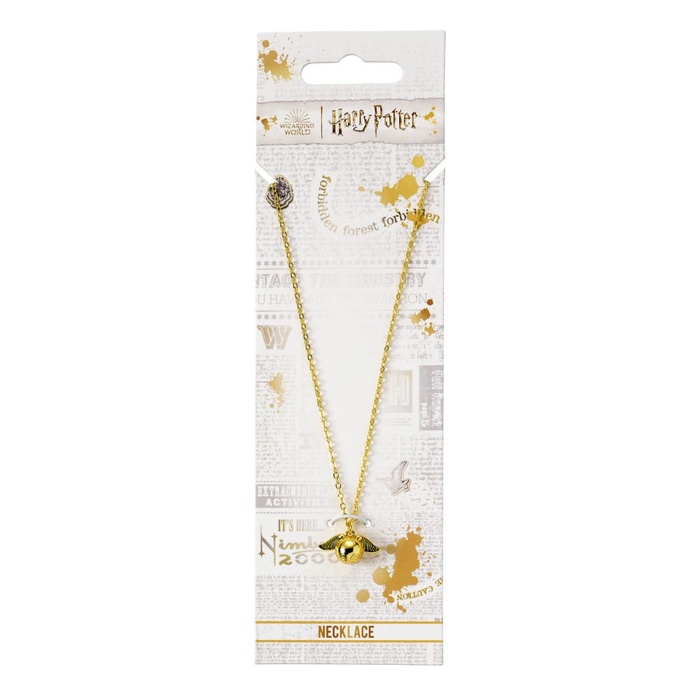 Harry Potter Halskette Golden Snitch Anhänger (Goldfarben) - Preorder - ETA: 25.10.2025