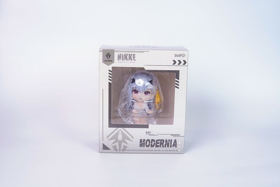 Goddess of Victory: Nikke Cup Noodle Holder PVC Statue Modernia 8 cm - Versand: 5-7 Tage nach Bestellung