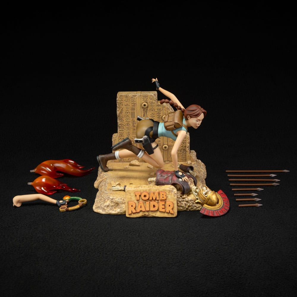 Tomb Raider 1996 PVC Statue Lara Croft Classic Era 17 cm - Versand: 5-7 Tage nach Bestellung