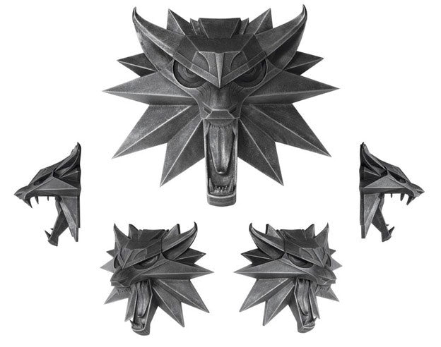 Witcher 3 Wild Hunt Wand-Skulptur Wolf 15 x 15 cm - Preorder - ETA: 22.09.2025