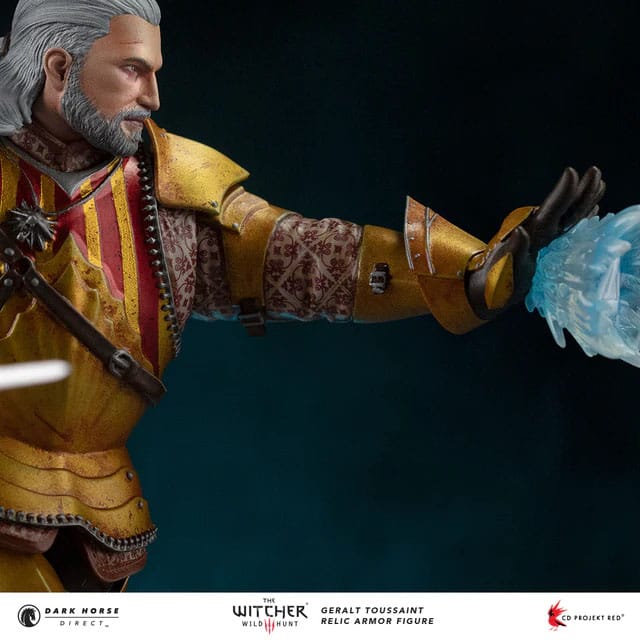 The Witcher 3 PVC Statue Geralt Toussaint Relic Armor 20 cm - Preorder - ETA: 22.09.2025