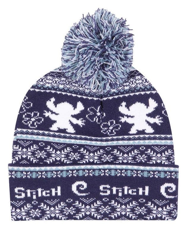 Lilo & Stitch Pom-Pom Beanie Fair Isle - Versand: 7 Tage nach Bestellung