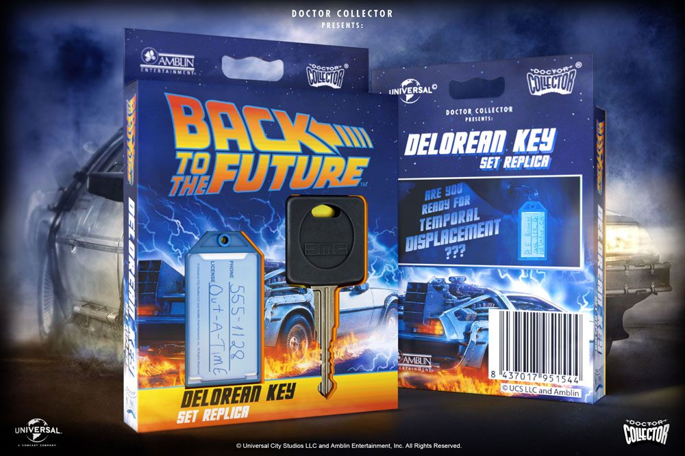 Zurück in die Zukunft Replik 1/1 DeLorean Autoschlüssel - Preorder - ETA: 02.10.2025