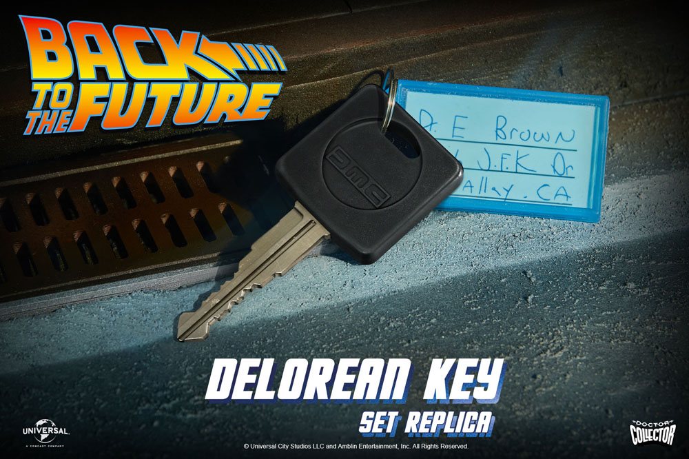 Zurück in die Zukunft Replik 1/1 DeLorean Autoschlüssel - Preorder - ETA: 02.10.2025