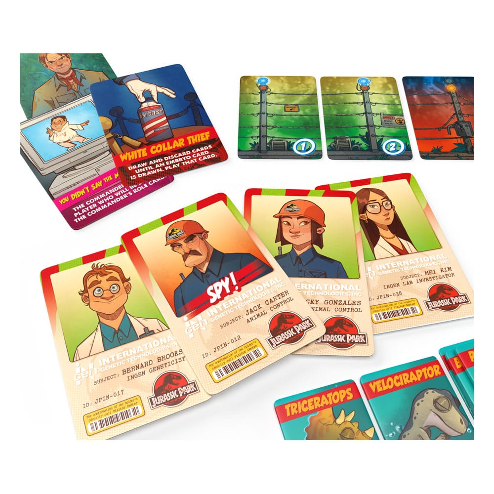 Jurassic Park Brettspiel The Spy Game *Englische Version* - Preorder - ETA: 04.12.2026