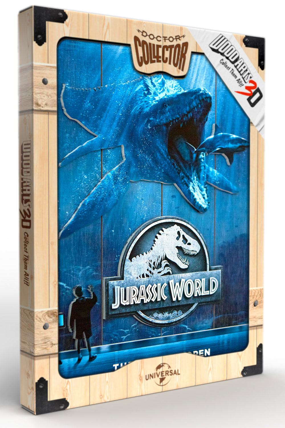 Jurassic World WoodArts 3D Holzdruck Mossasaurus 30 x 40 cm - Preorder - ETA: 04.12.2026