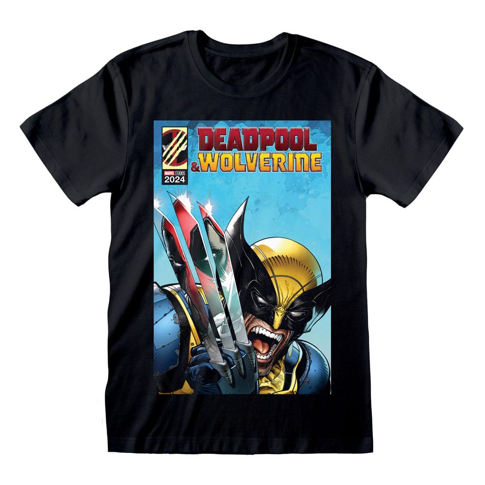 Deadpool T-Shirt Wolverine Reflection Größe L - Versand: 5-7 Tage nach Bestellung