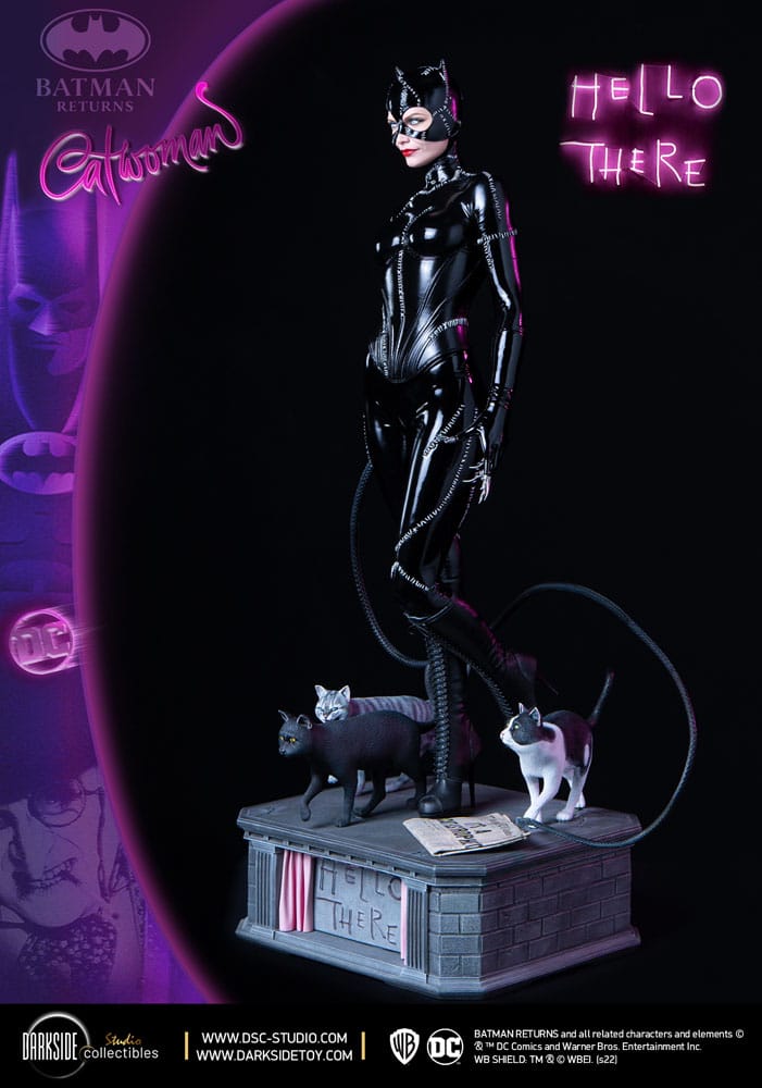 Batman Returns QS Series Statue 1/4 Catwoman 30th Anniversary Edition 54 cm - Versand: 5-7 Tage nach Bestellung