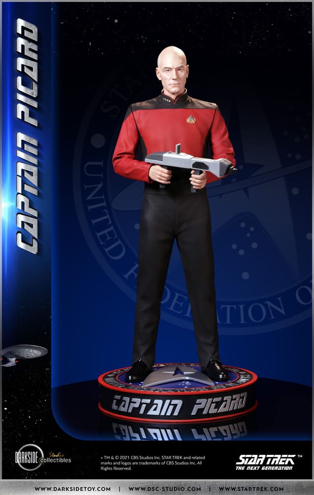 Star Trek The Next Generation Statue 1/3 Captain Jean-Luc Picard 66 cm - Versand: 5-7 Tage nach Bestellung