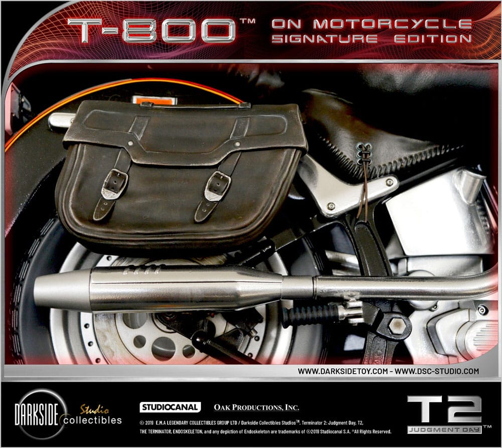 Terminator 2 Statue T-800 On Motorcycle Limited Signature Edition 70 cm - Preorder - ETA: 26.11.2025