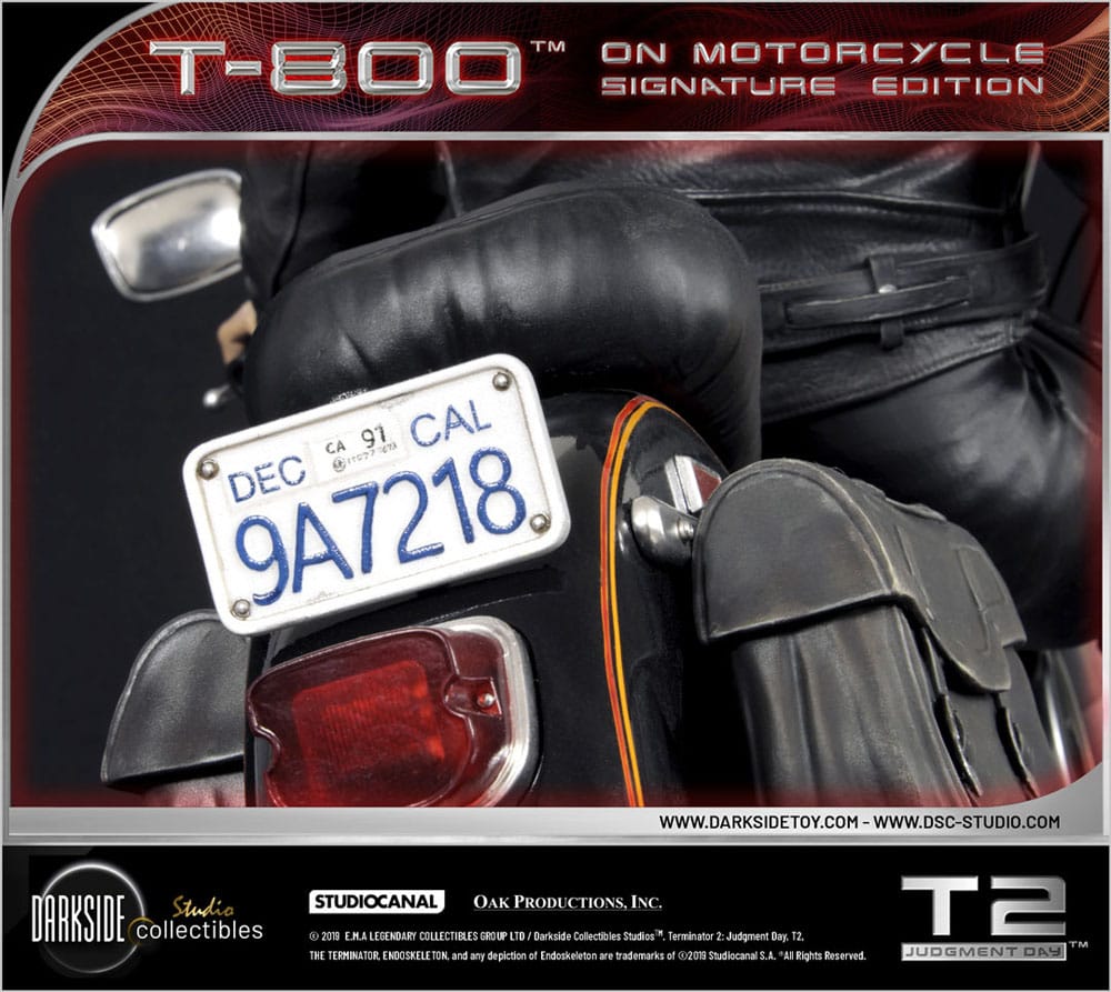 Terminator 2 Statue T-800 On Motorcycle Limited Signature Edition 70 cm - Preorder - ETA: 26.11.2025