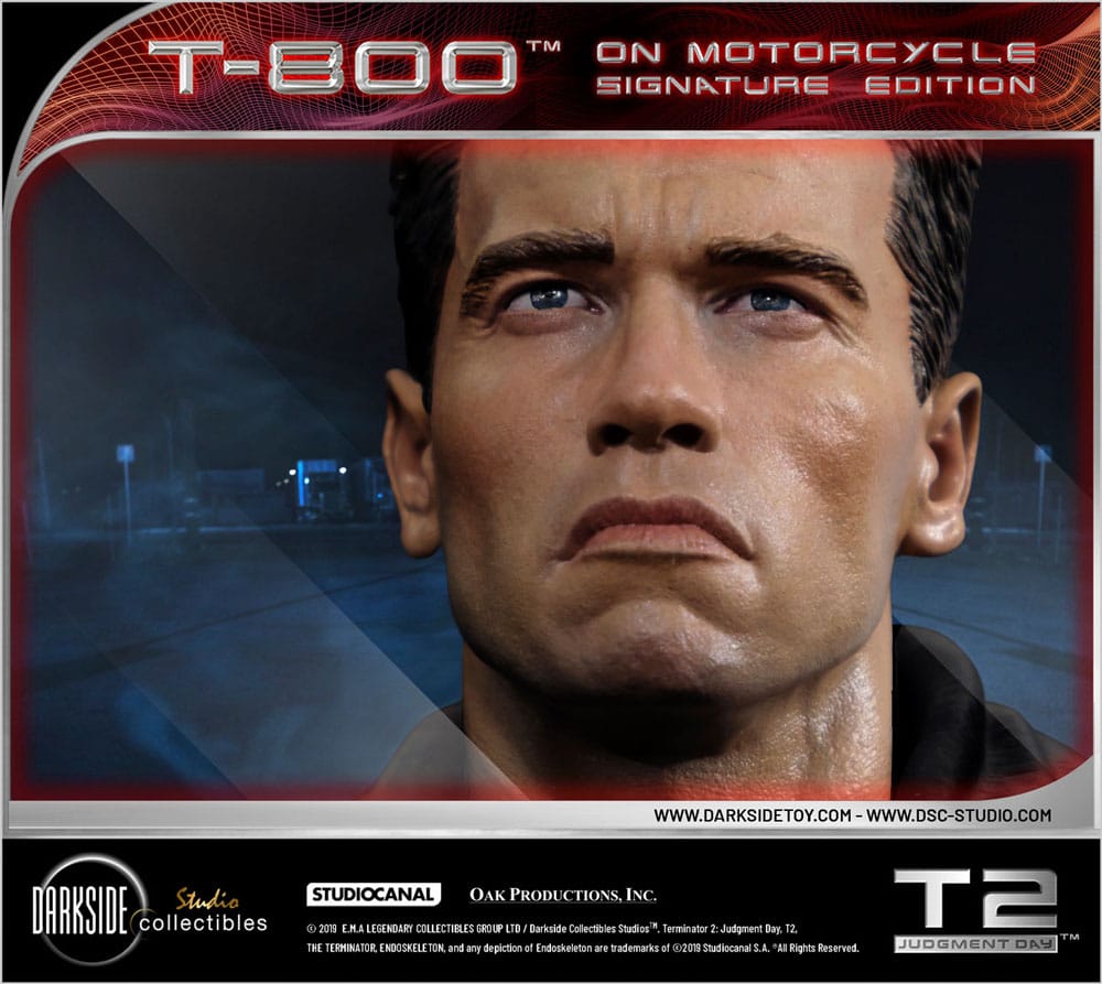 Terminator 2 Statue T-800 On Motorcycle Limited Signature Edition 70 cm - Preorder - ETA: 26.11.2025