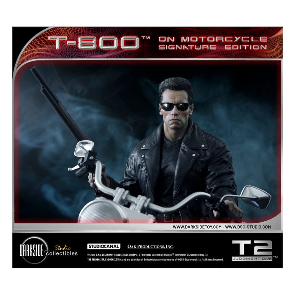 Terminator 2 Statue T-800 On Motorcycle Limited Signature Edition Exclusive 70 cm - Preorder - ETA: 26.11.2025