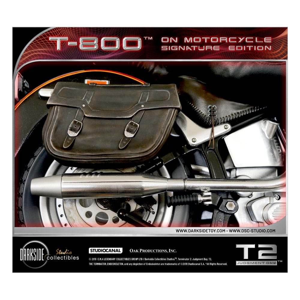 Terminator 2 Statue T-800 On Motorcycle Limited Signature Edition Exclusive 70 cm - Preorder - ETA: 26.11.2025