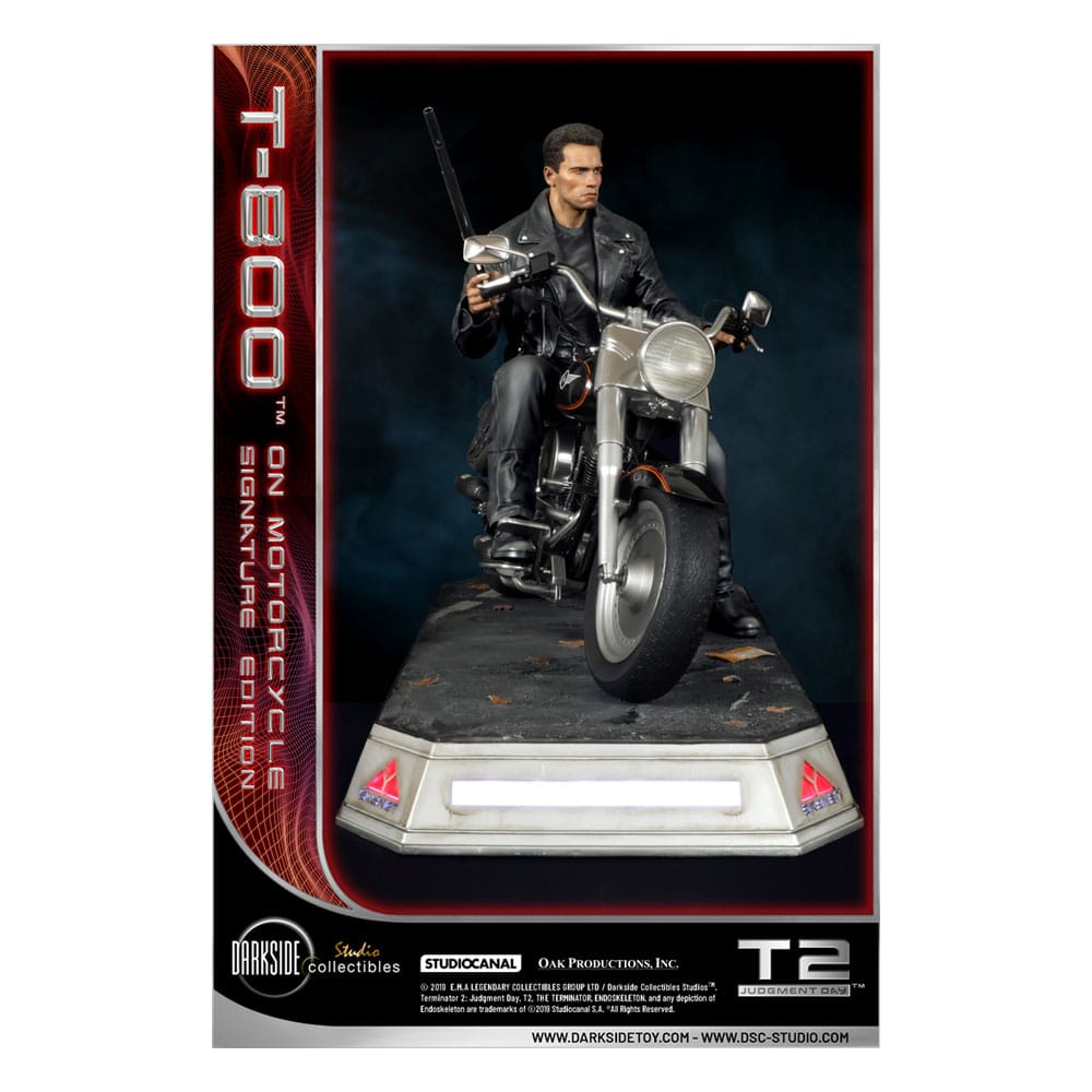 Terminator 2 Statue T-800 On Motorcycle Limited Signature Edition Exclusive 70 cm - Preorder - ETA: 26.11.2025