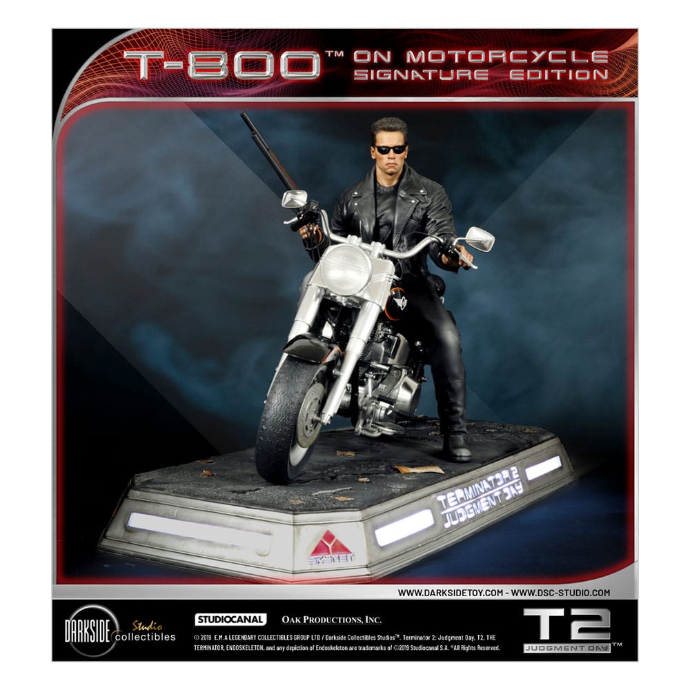Terminator 2 Statue T-800 On Motorcycle Limited Signature Edition Exclusive 70 cm - Preorder - ETA: 26.11.2025