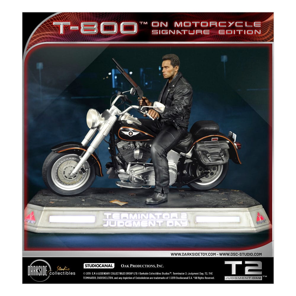 Terminator 2 Statue T-800 On Motorcycle Limited Signature Edition Exclusive 70 cm - Preorder - ETA: 26.11.2025