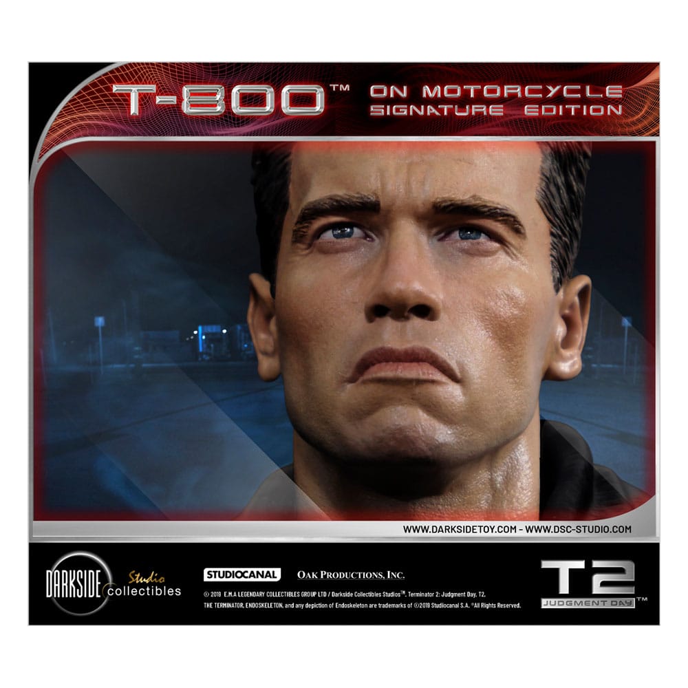 Terminator 2 Statue T-800 On Motorcycle Limited Signature Edition Exclusive 70 cm - Preorder - ETA: 26.11.2025