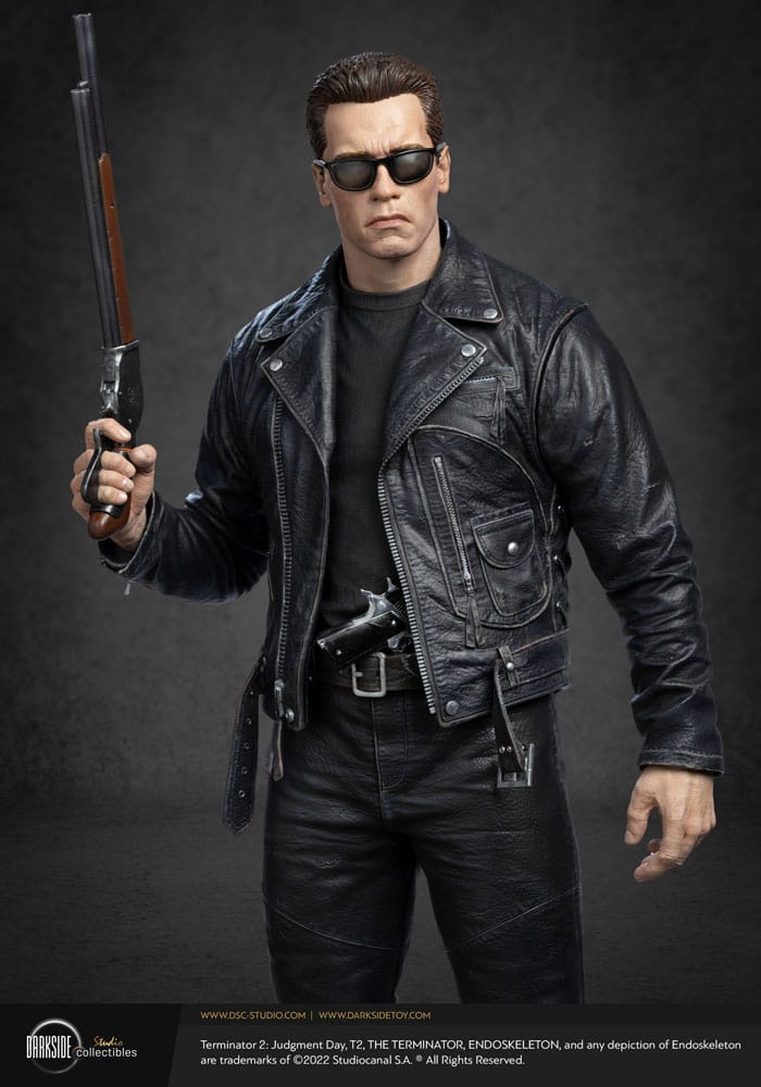 Terminator 2 Judgement Day Statue 1/3 T-800 30th Anniversary Signature Edition 69 cm - Versand: 5-7 Tage nach Bestellung