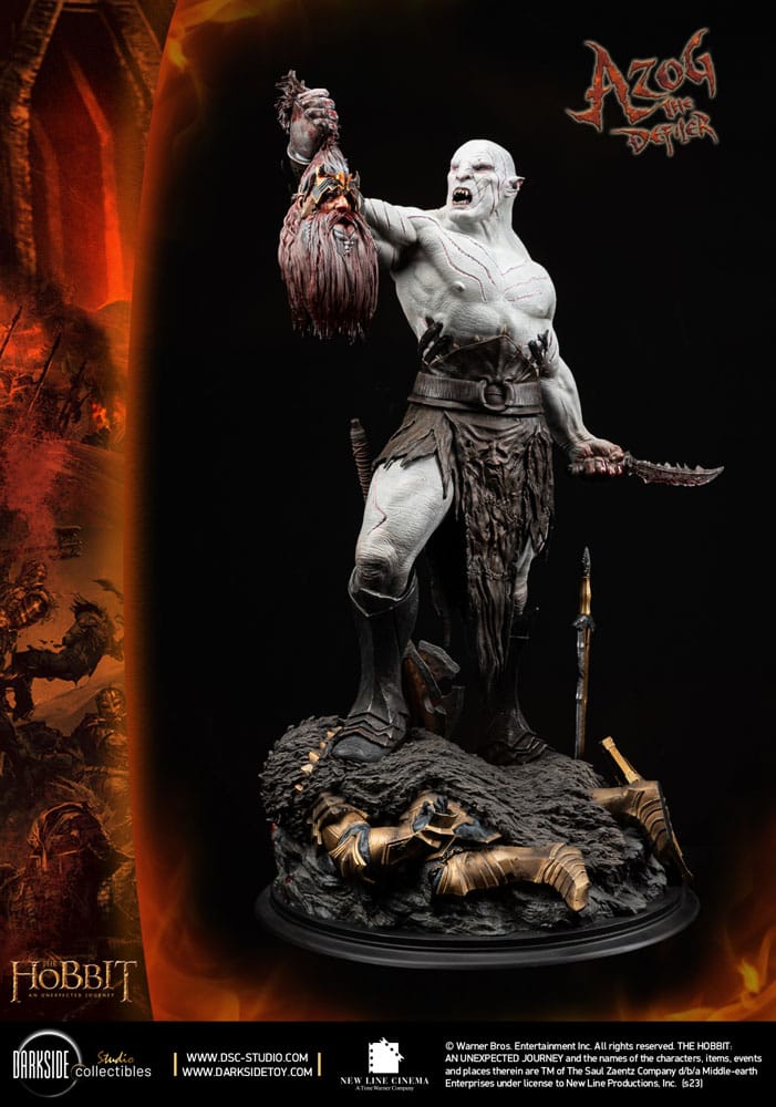Der Hobbit QS Series Statue 1/4 Azog The Defiler John Howe Signature Edition Edition 68 cm - Preorder - ETA: 23.11.2025