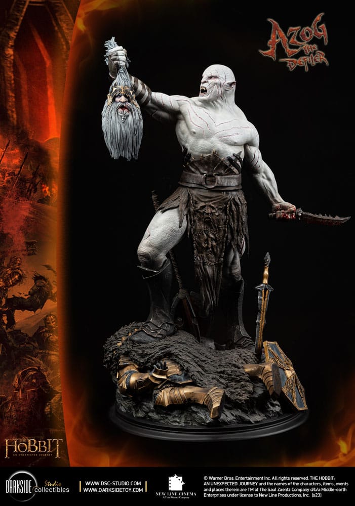 Der Hobbit QS Series Statue 1/4 Azog The Defiler John Howe Signature Edition Edition 68 cm - Preorder - ETA: 23.11.2025