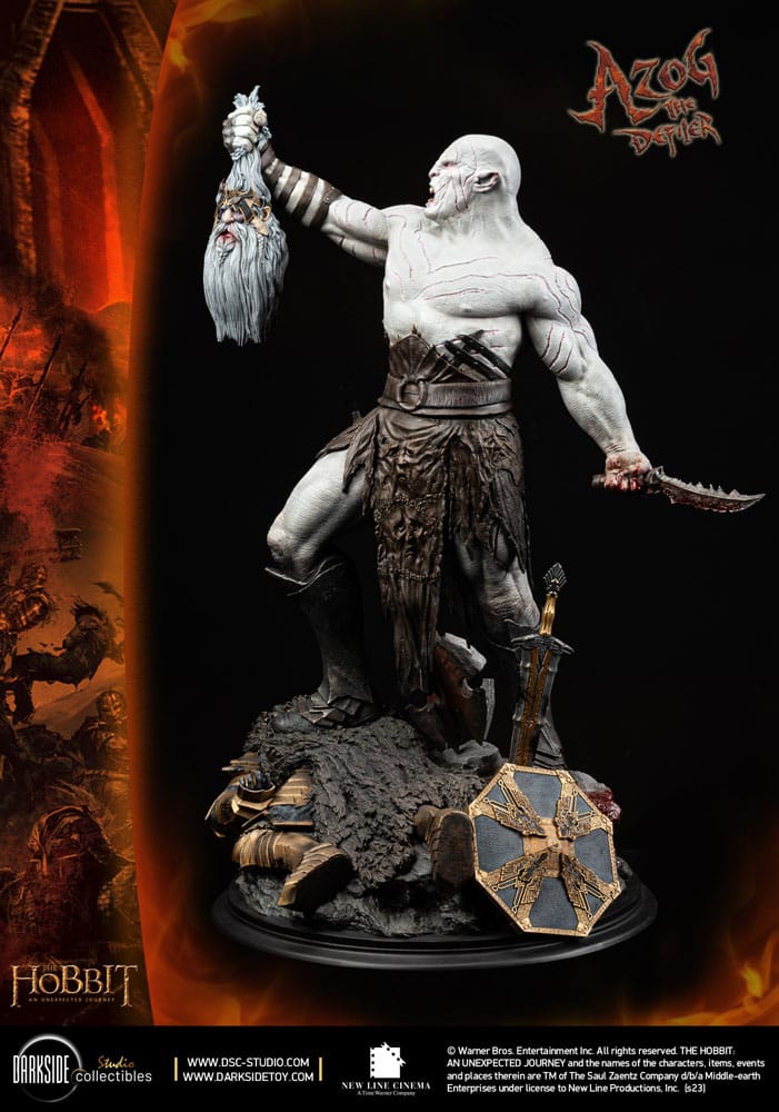 Der Hobbit QS Series Statue 1/4 Azog The Defiler John Howe Signature Edition Edition 68 cm - Preorder - ETA: 23.11.2025