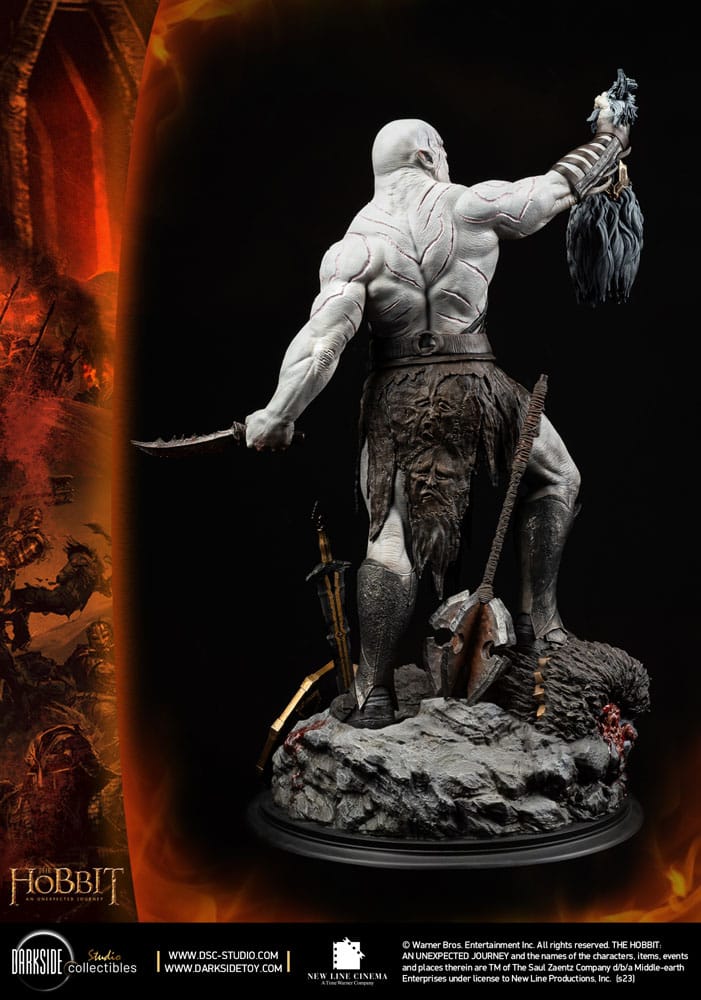 Der Hobbit QS Series Statue 1/4 Azog The Defiler John Howe Signature Edition Edition 68 cm - Preorder - ETA: 23.11.2025