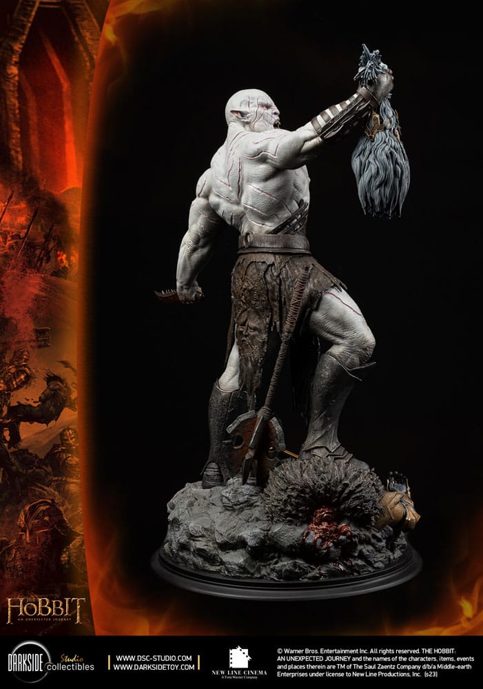 Der Hobbit QS Series Statue 1/4 Azog The Defiler John Howe Signature Edition Edition 68 cm - Preorder - ETA: 23.11.2025
