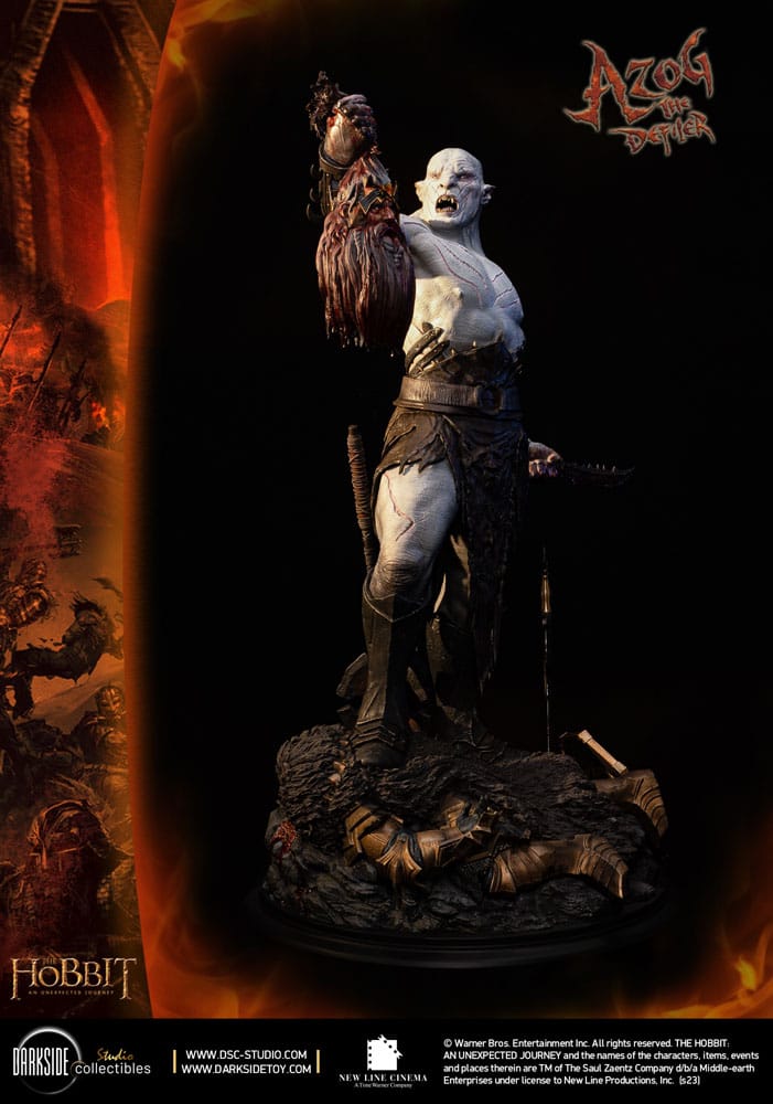 Der Hobbit QS Series Statue 1/4 Azog The Defiler John Howe Signature Edition Edition 68 cm - Preorder - ETA: 23.11.2025
