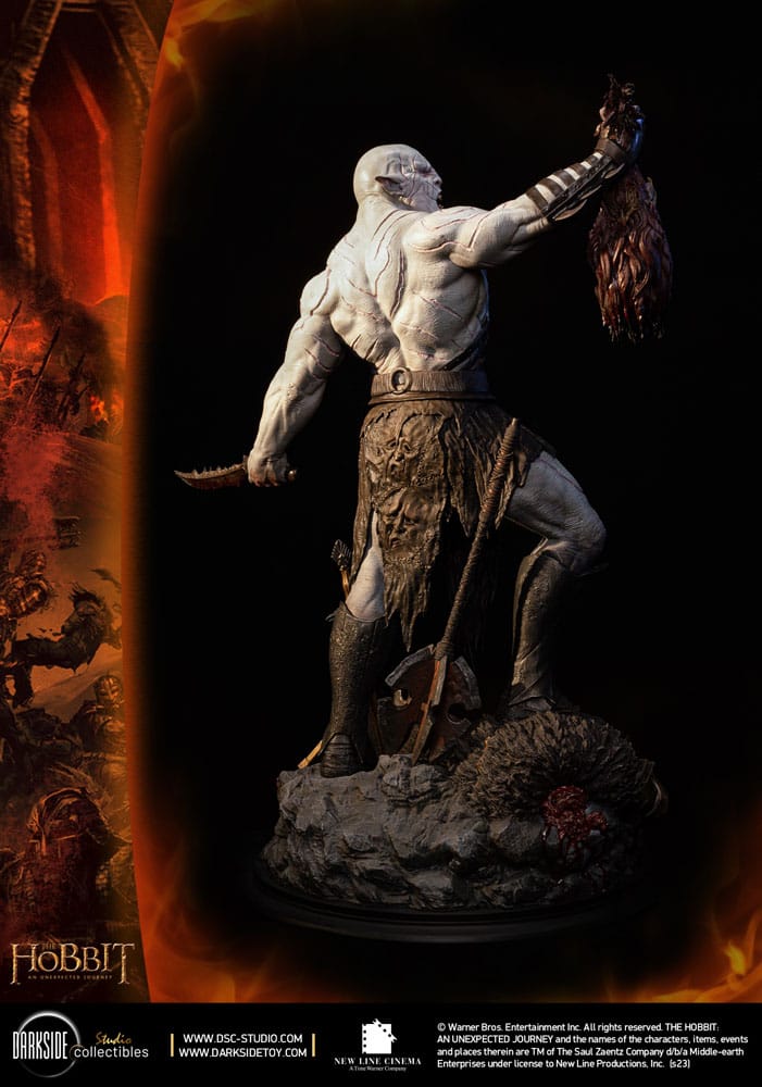 Der Hobbit QS Series Statue 1/4 Azog The Defiler John Howe Signature Edition Edition 68 cm - Preorder - ETA: 23.11.2025