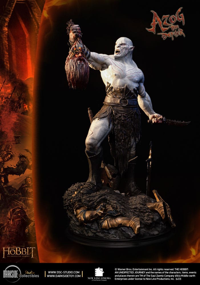 Der Hobbit QS Series Statue 1/4 Azog The Defiler John Howe Signature Edition Edition 68 cm - Preorder - ETA: 23.11.2025