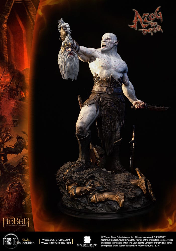 Der Hobbit QS Series Statue 1/4 Azog The Defiler John Howe Signature Edition Edition 68 cm - Preorder - ETA: 23.11.2025