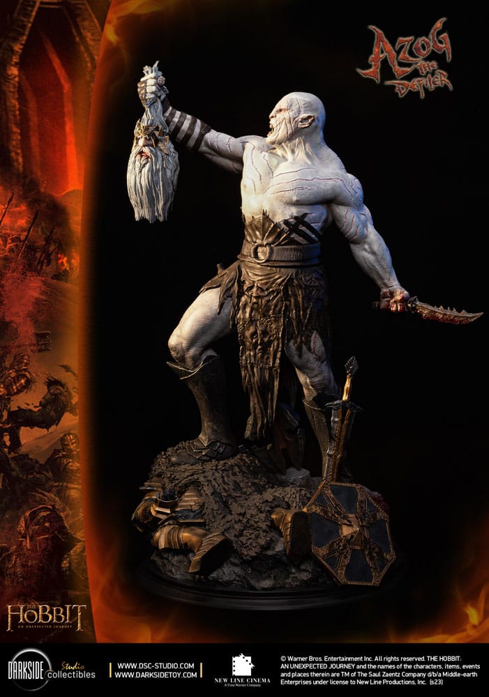Der Hobbit QS Series Statue 1/4 Azog The Defiler John Howe Signature Edition Edition 68 cm - Preorder - ETA: 23.11.2025