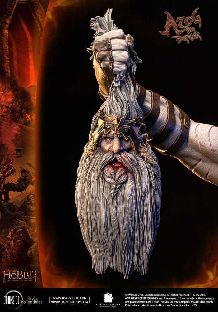 Der Hobbit QS Series Statue 1/4 Azog The Defiler John Howe Signature Edition Edition 68 cm - Preorder - ETA: 23.11.2025