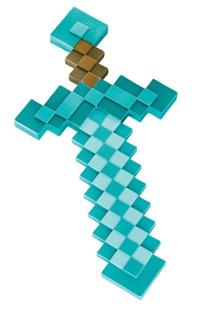 Minecraft Kunststoff-Replik Diamant-Schwert 51 cm - Preorder - ETA: 02.10.2026