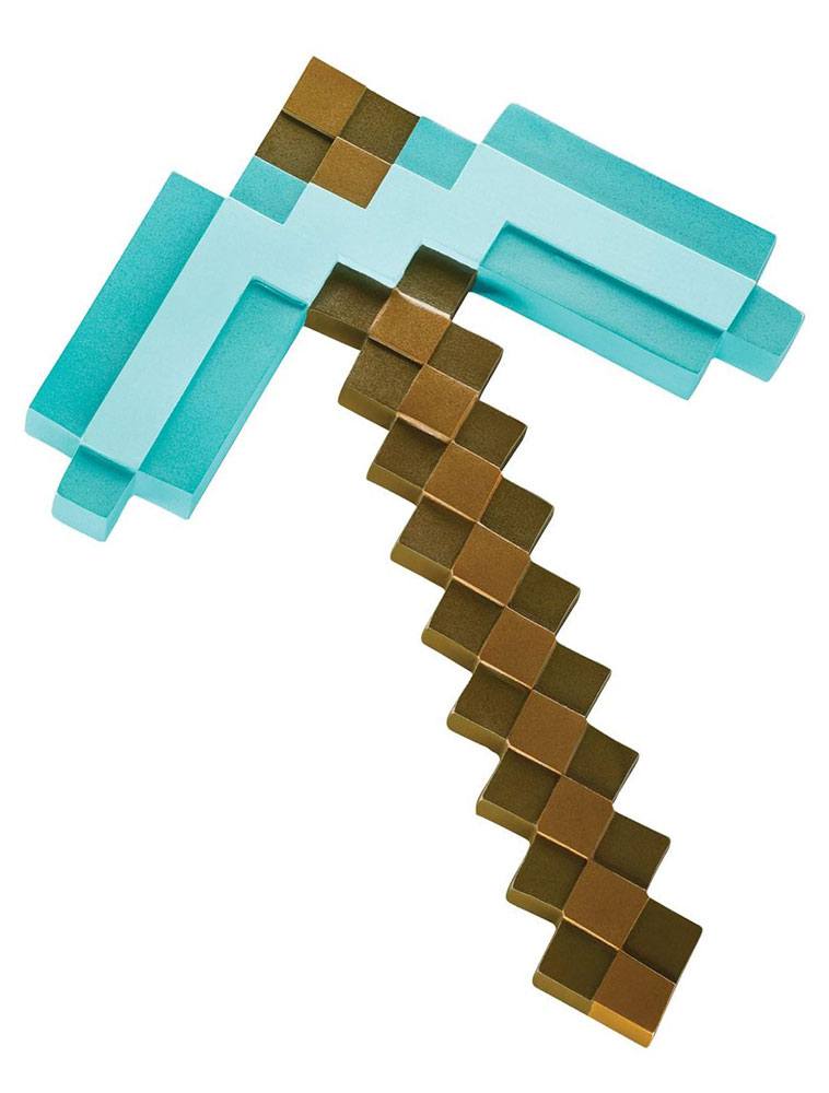 Minecraft Kunststoff-Replik Diamant-Spitzhacke 40 cm - Versand: 7 Tage nach Bestellung